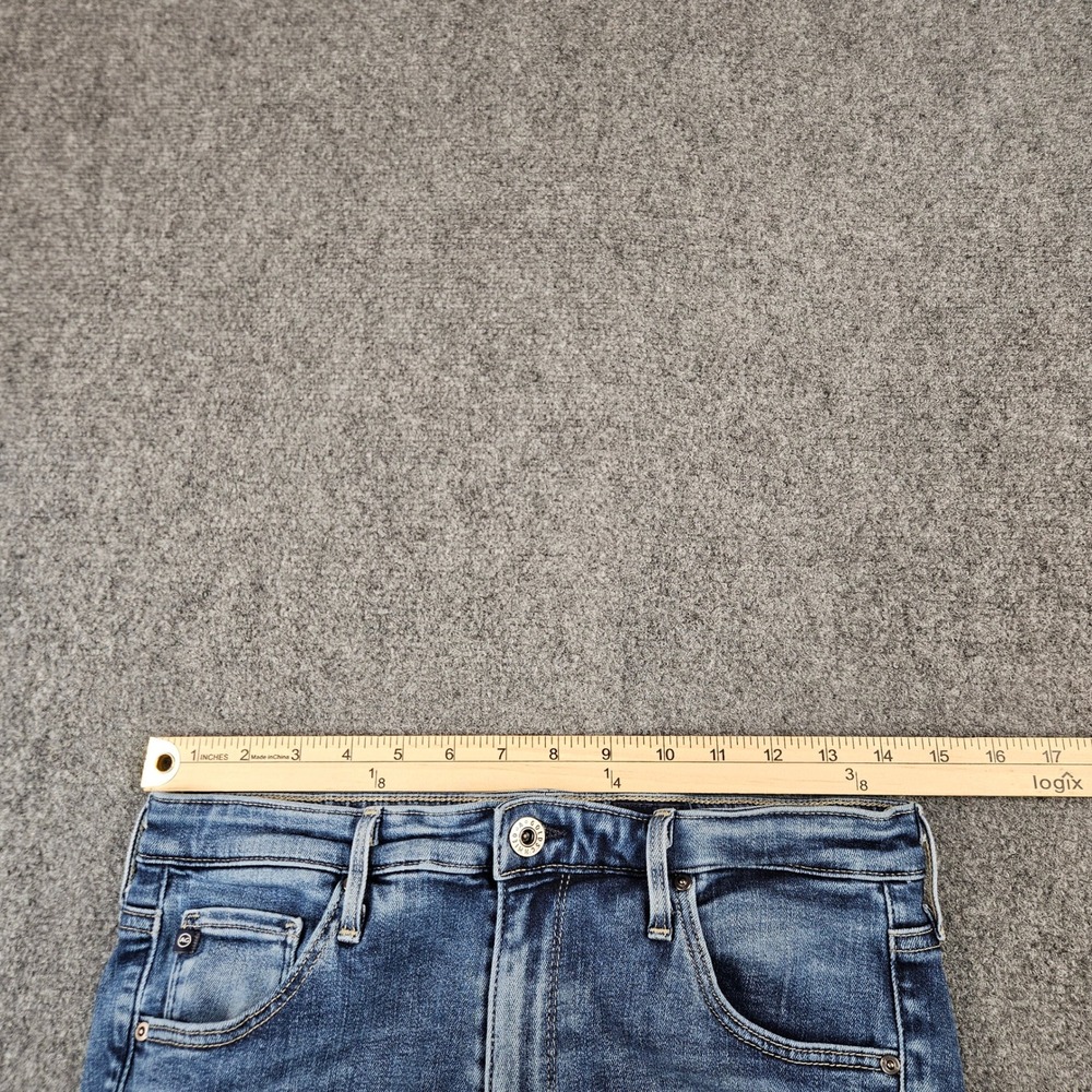 AG Adriano Goldschmied Faye Mid Rise Cigarette Jeans Blue 29R LW15310 - Picture 7 of 14
